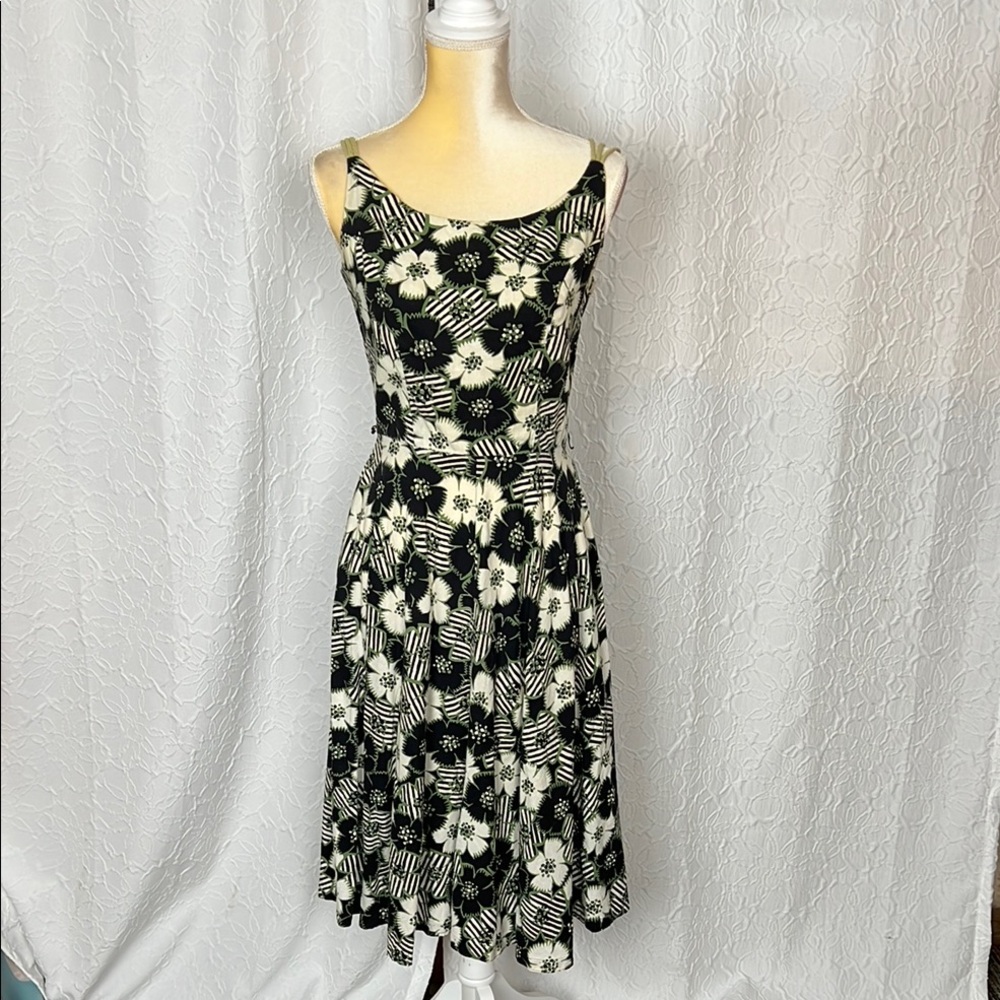 Vintage 1960s Brentwood Hawaiian Tiki Sundress Size S
